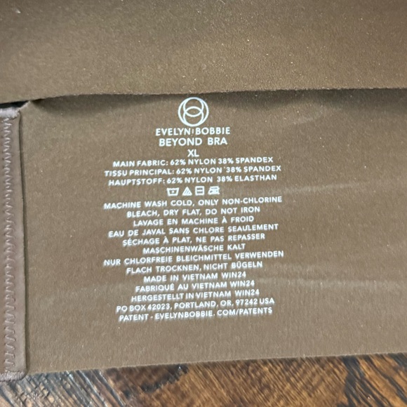 Evelyn & Bobbie Beyond Bra Seamless Brown Size XL - Picture 3 of 14